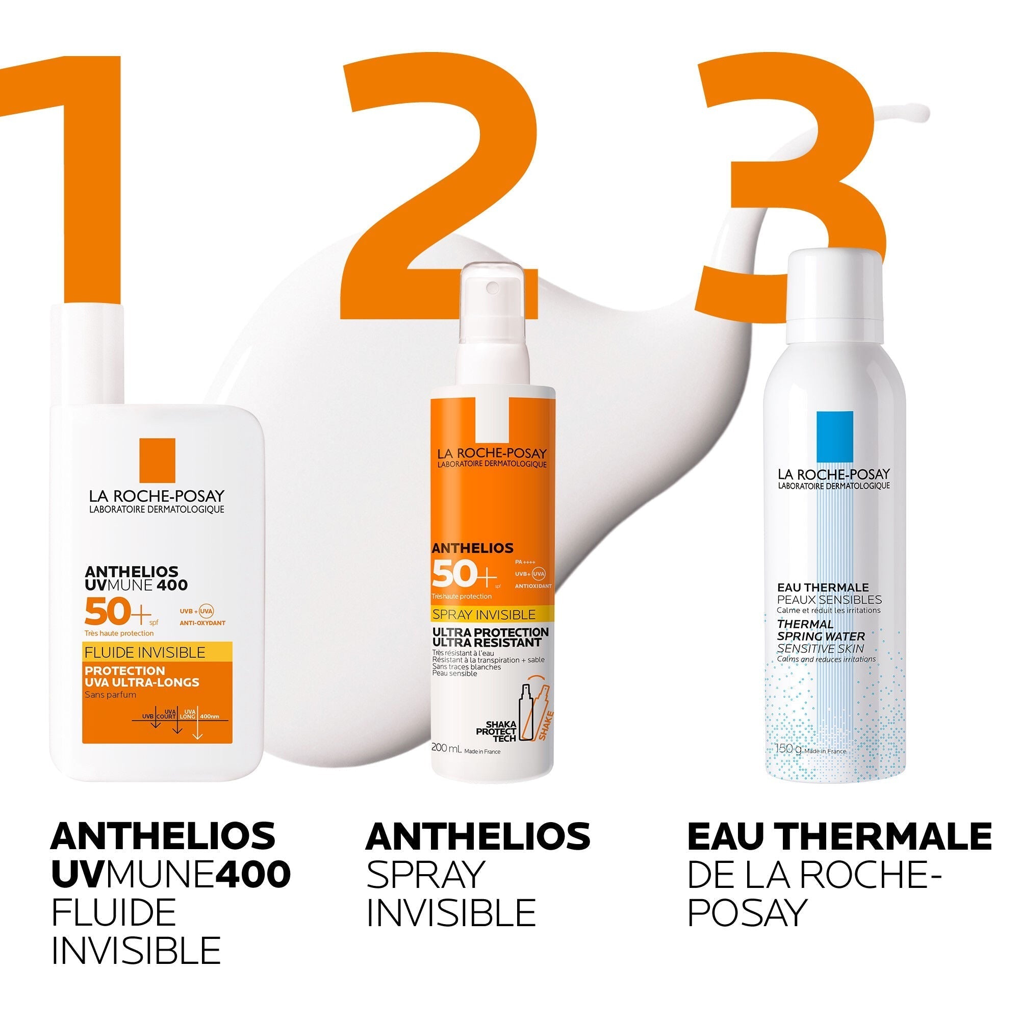 ANTHELIOS UVMUNE 400 CRÈME SOLAIRE FLUIDE INVISIBLE SANS PARFUM