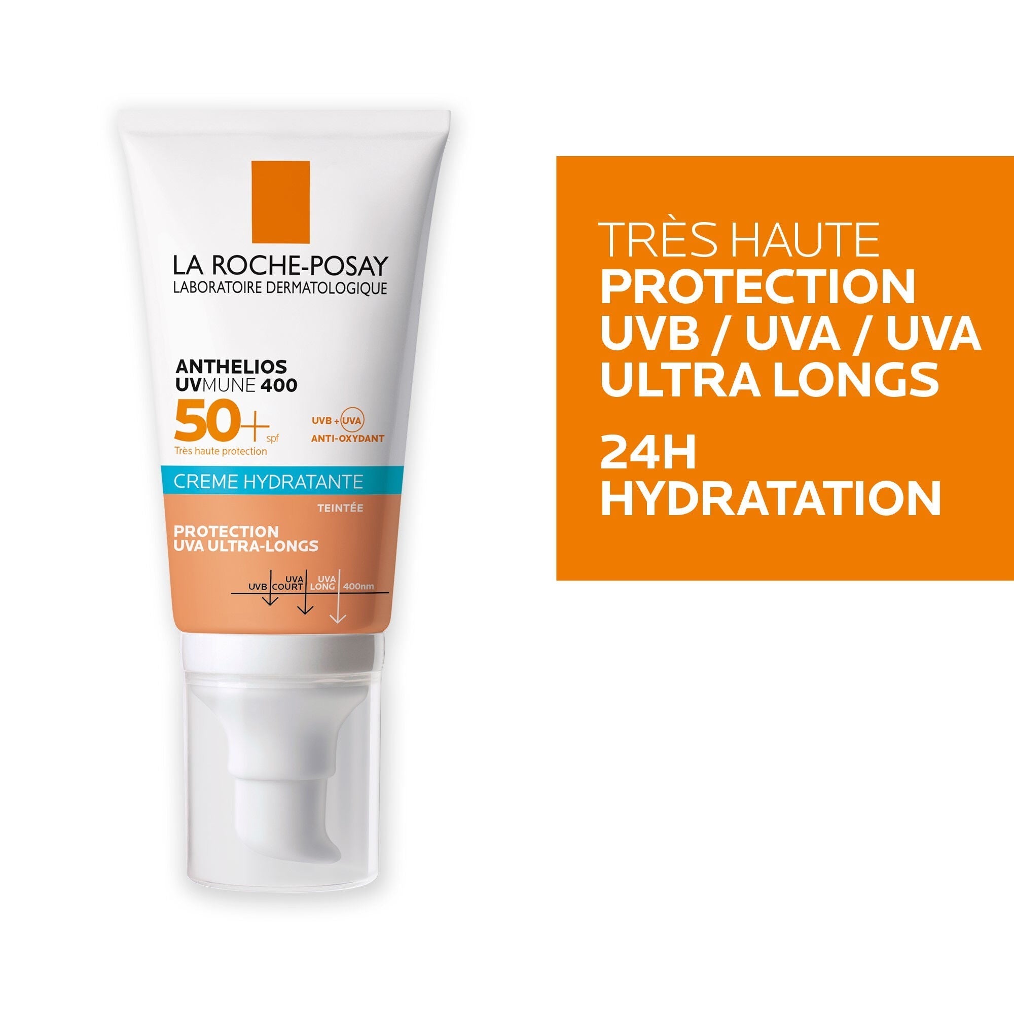 ANTHELIOS UVMUNE 400 CRÈME SOLAIRE PEAU SENSIBLE TEINTÉE SPF50+