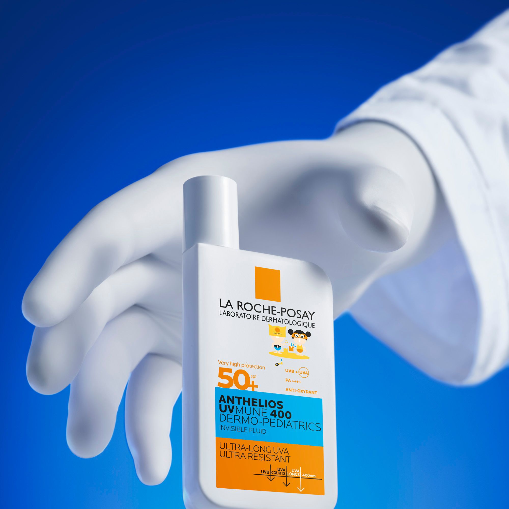 ANTHELIOS UVMUNE 400 DERMO-PEDIATRICS FLUIDE INVISIBLE SANS PARFUM SPF50+