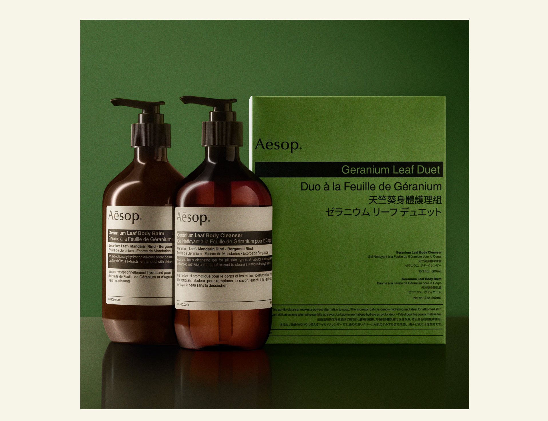 Duo à la Feuille de Géranium - Aesop