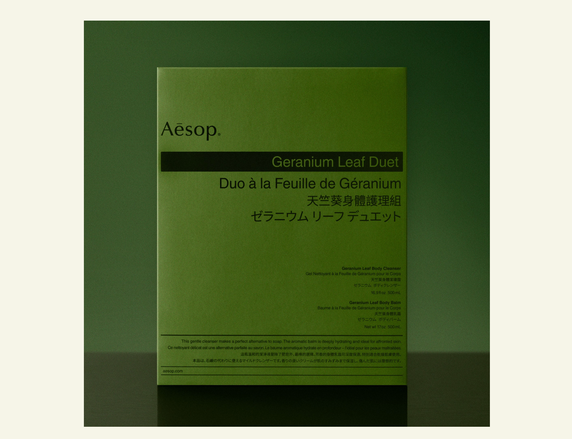 Duo à la Feuille de Géranium - Aesop