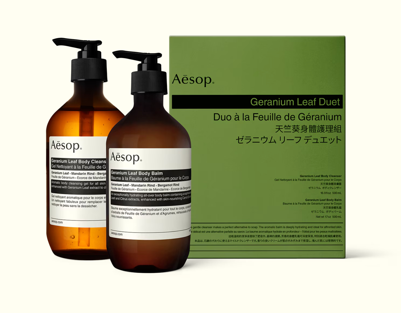 Duo à la Feuille de Géranium - Aesop